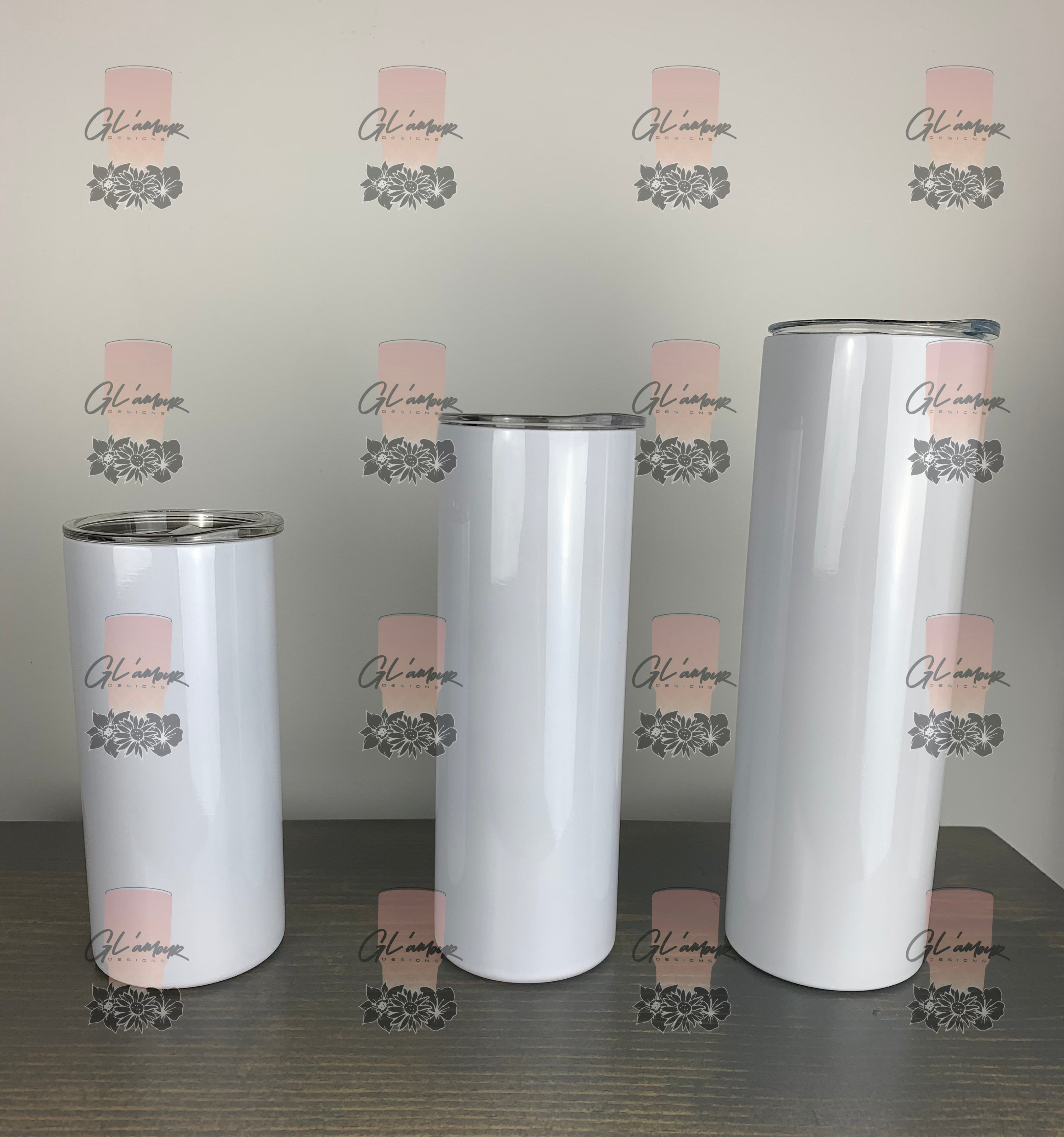 16-20 oz Sublimation Glass Cans Beer Cans with Bamboo Lid Glass Straw –  Gl'amourXx Designs