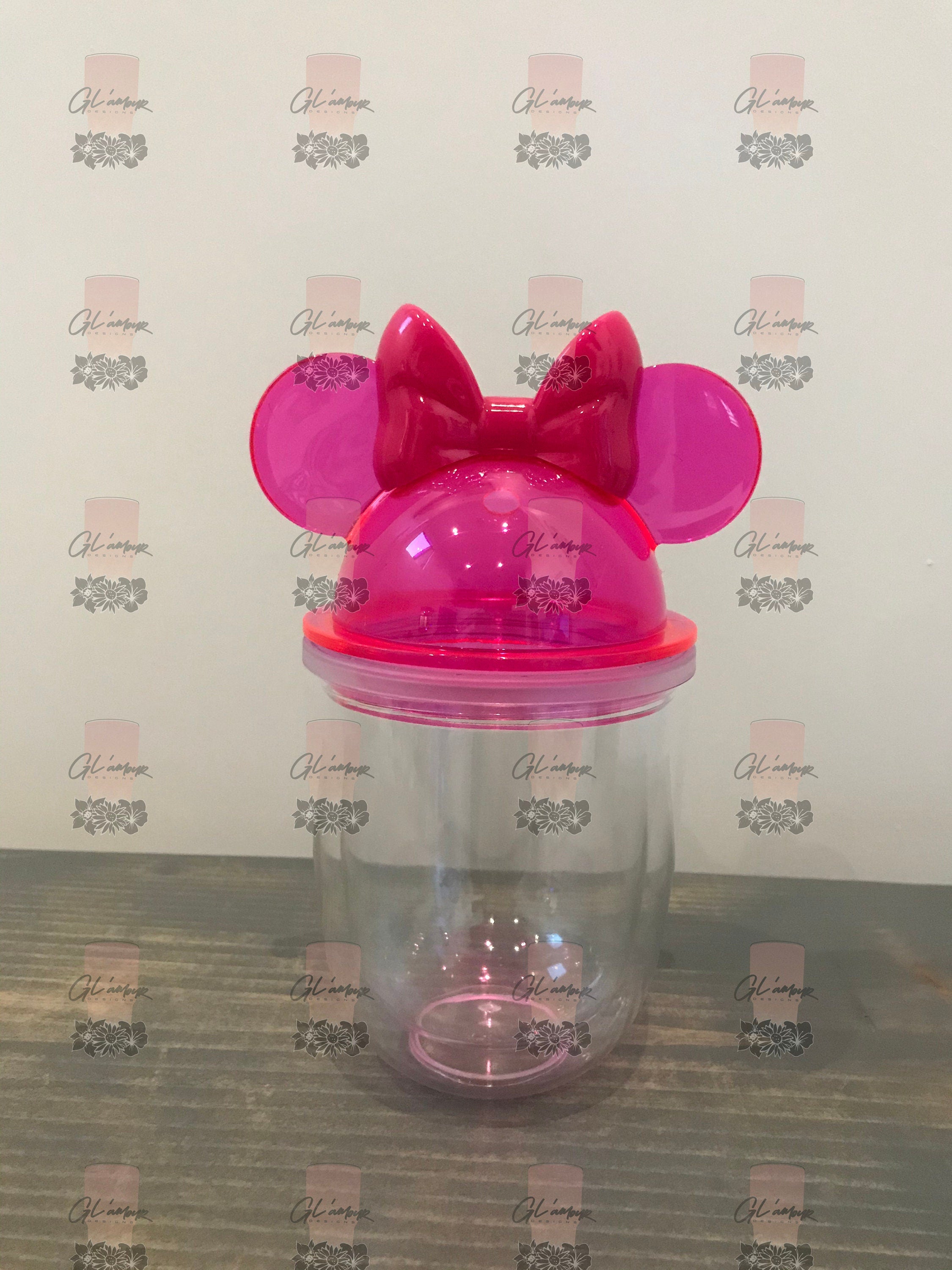 12 oz Mouse Acrylic Tumbler – Gl'amourXx Designs