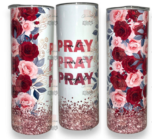 Pray Rose Tumbler