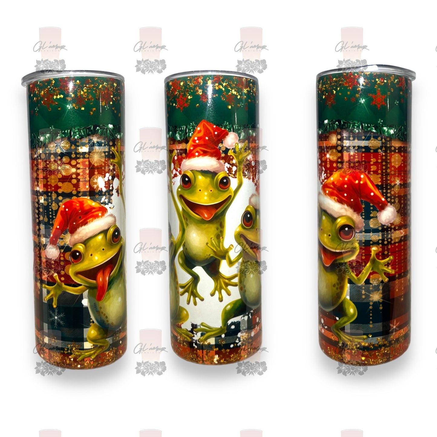 Frog Christmas Tumbler