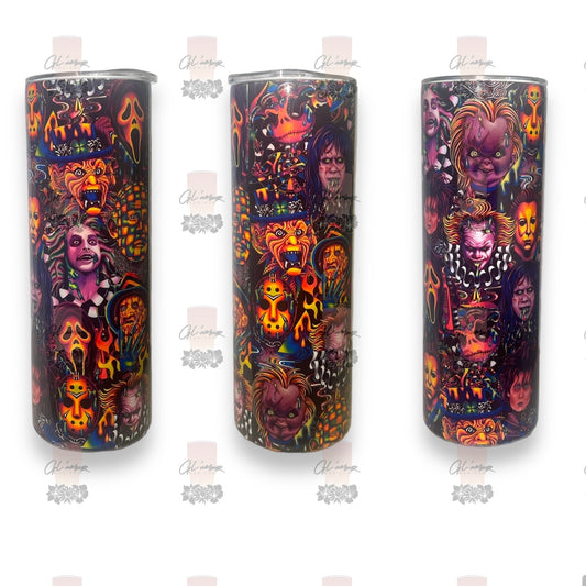 Neon Hallo Tumbler