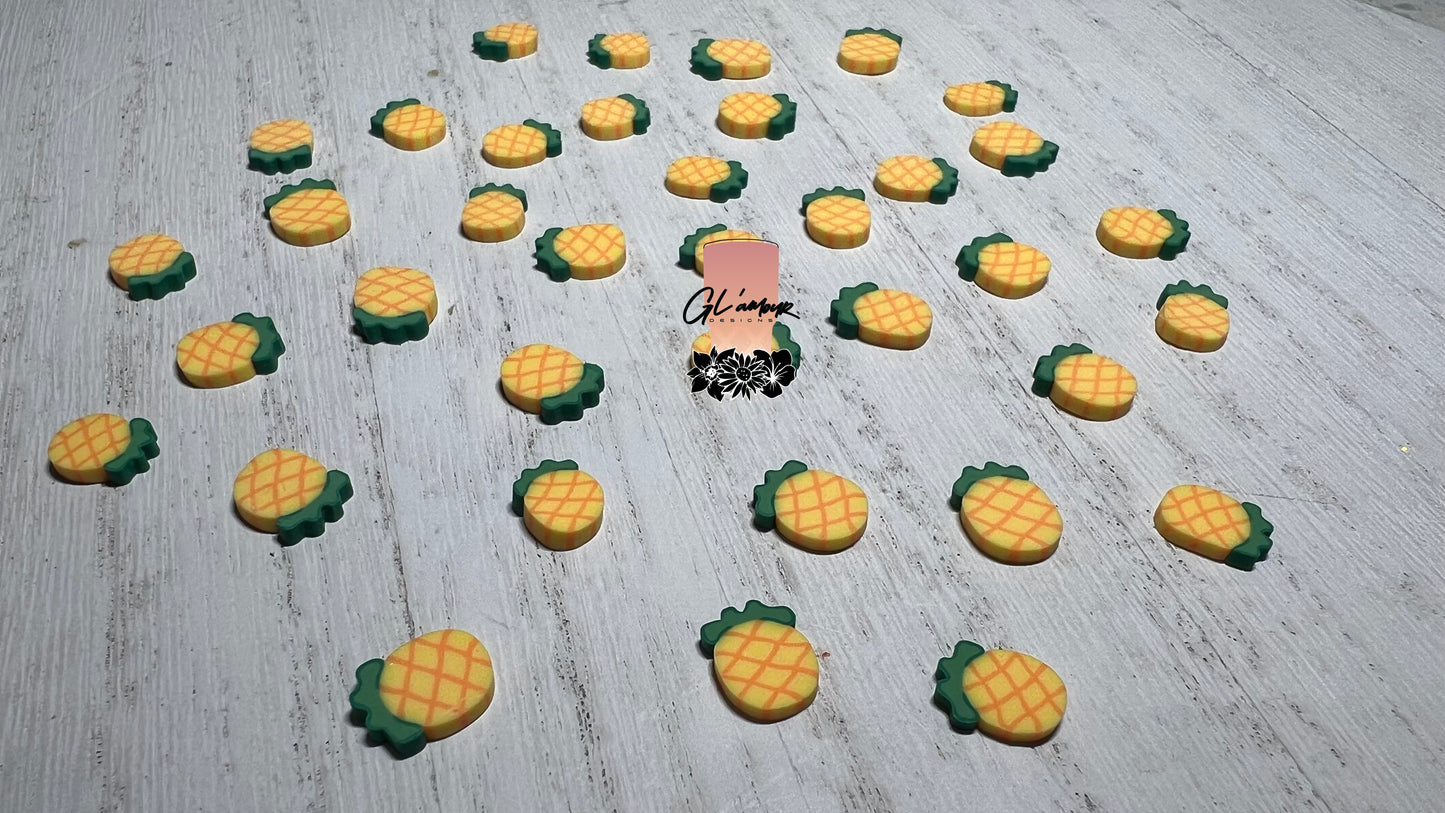 Pineapple Polymer Slices - 10mm Large