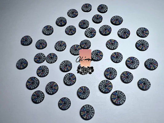 Spider Window Polymer Slices - 10mm Large