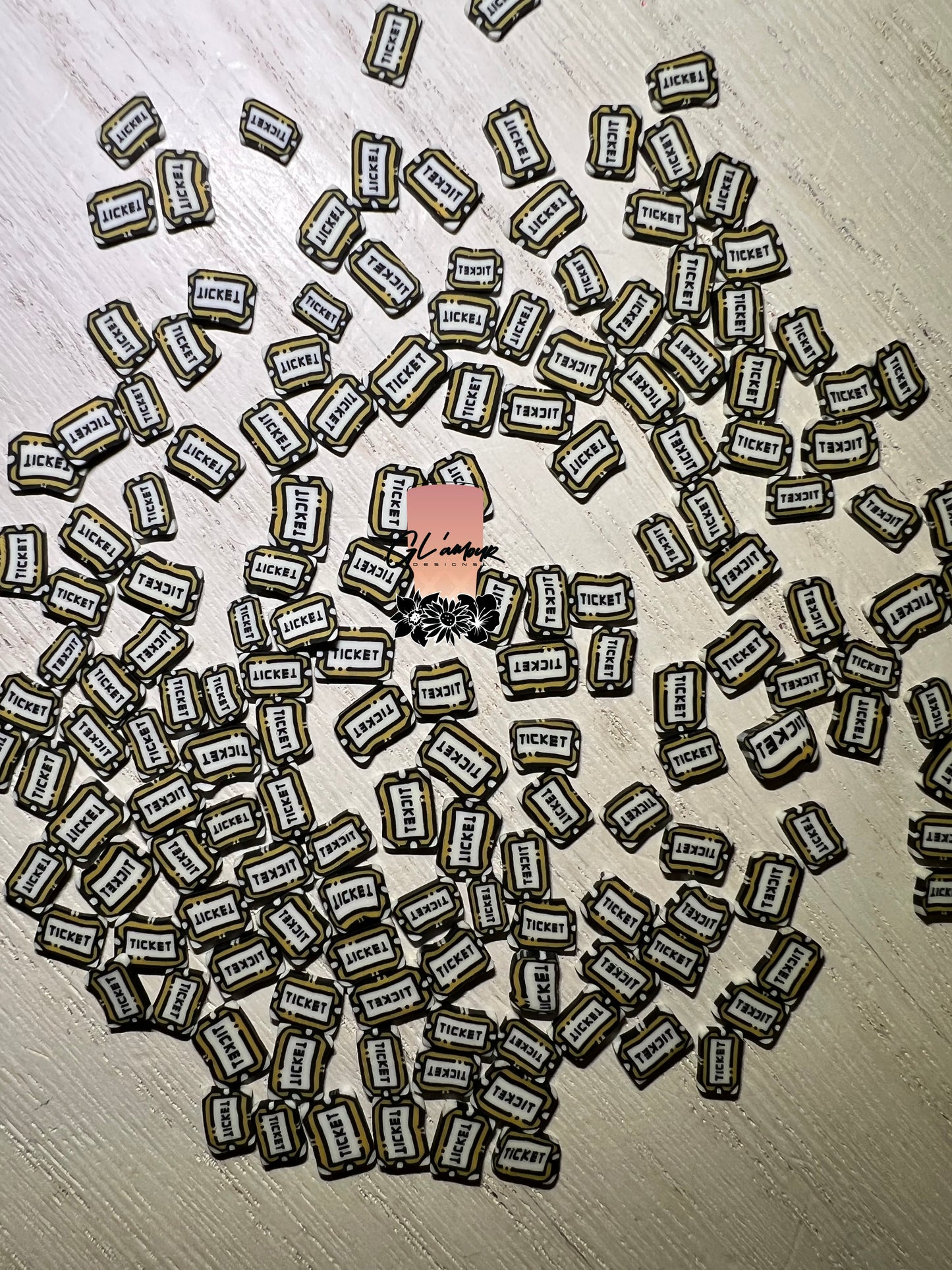 Ticket Polymer Slices - 5mm Small