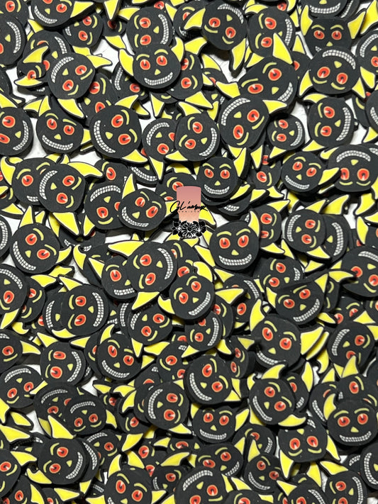 Devil Face Polymer Slices- 10mm Large