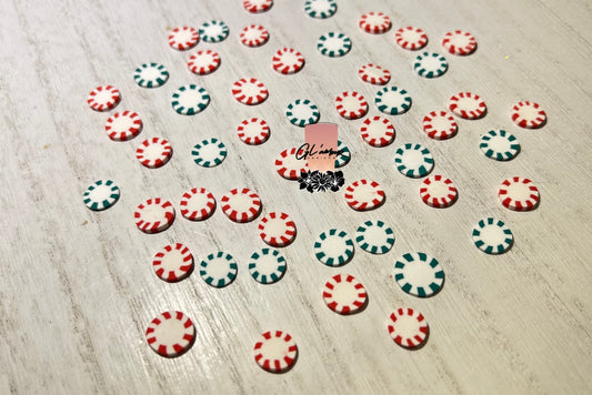 Poker Chips Polymer Slices- 10mm Large