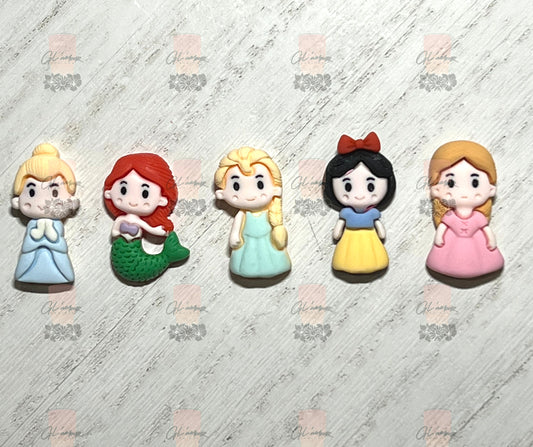 Princess Resin Flatback Cabochon