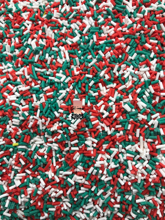 Jolly Sprinkles Polymer Slices