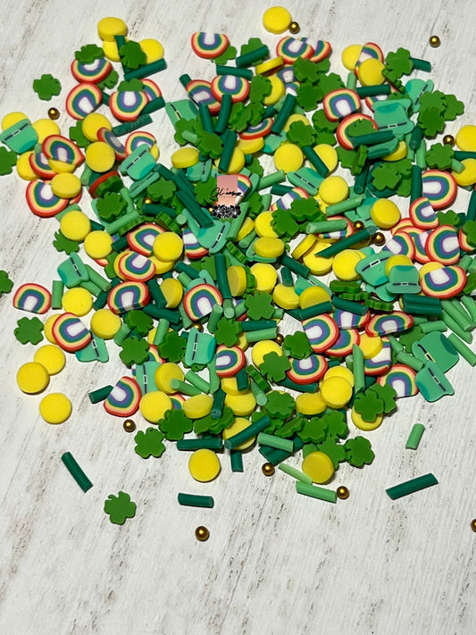 Pot of Gold Mix Polymer Slices - small 5mm